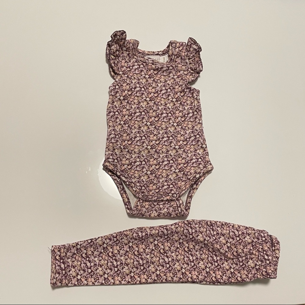 Jamie Kay Matching Set For Baby Girl 0-3M